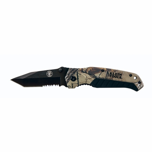 KLEIN 44222 Pocket Knife, Realtree Xtra™ Camo, Tanto Blade 092644442223 NEW