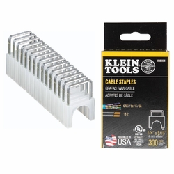 Klein 450-001  Staples, 1/4-Inch X 5/16-Inch Insulated  092644583285 New