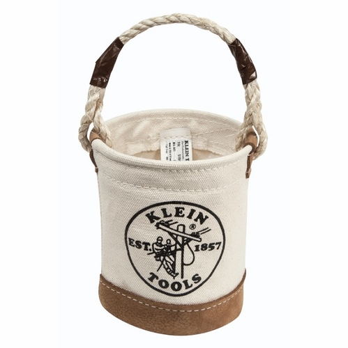 KLEIN 5104MINI Mini Tool Bucket, Leather-Bottom 55206-9 NEW