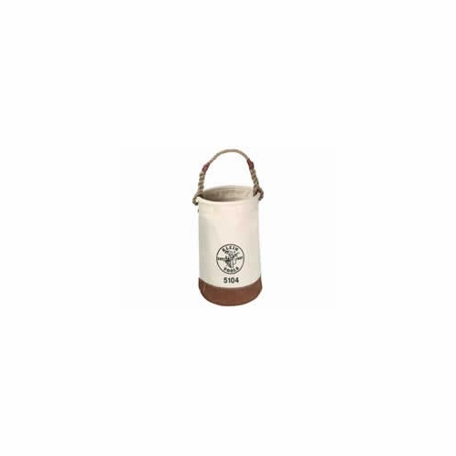 Klein 5104S Leather-Bottom Bucket - Swivel Snap 55503-9