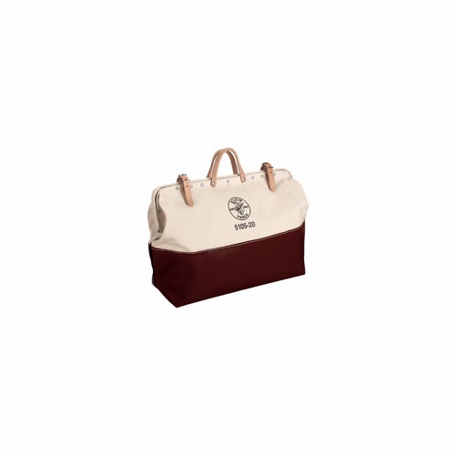 KLEIN 5105-20 20 foot foot (508 mm) High-Bottom Canvas Tool Bag 55307-3