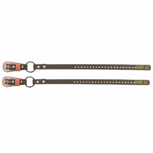 KLEIN 5301-20 Ankle Straps for Pole and Tree Climbers 1-Inch W 52084-6 NEW