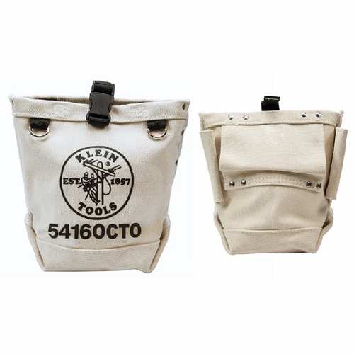 KLEIN 5416OCTO Tool Bag, Bull-Pin and Bolt Pouch, Loop Connect, 5 x 5 x 9-Inch  55387-5 NEW
