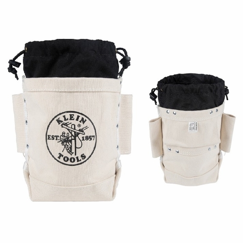KLEIN 5416TC Bolt Bag, Top Closing Tool Pouch with Tunnel Connect, 5 x 10 x 9-Inch 55229-8 NEW