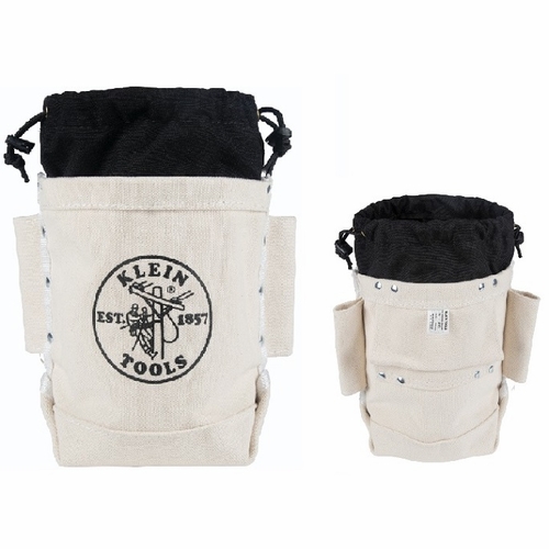 KLEIN 5416TCP Tool Bag, Extra Tall Top Closing Bolt Bag, 5 x 12 x 9-Inch 20017-5 NEW