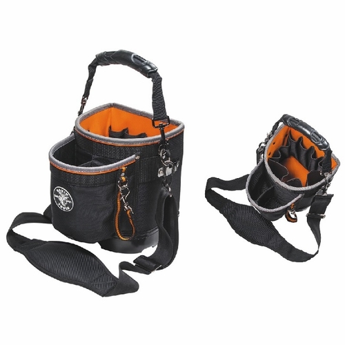 Klein 55419Sp-14 Tool Bag, Tradesman Pro Shoulder Pouch, 14 Pockets, 10-Inch 55466-7 New
