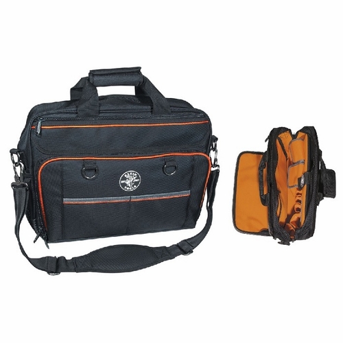 Klein 55455M Tool Bag, Tradesman Pro Tech Bag, 22 Pockets W/Laptop Pocket, 16-Inch 55455-1 New