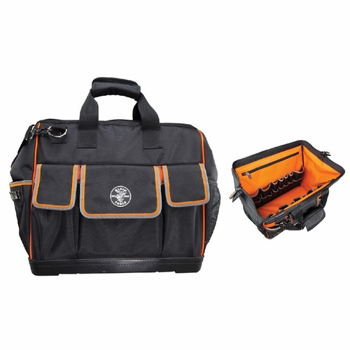 Klein 55469 Tool Bag, Tradesman Pro Wide-Open Tool Bag, 42 Pockets, 16-Inch 092644554698 New