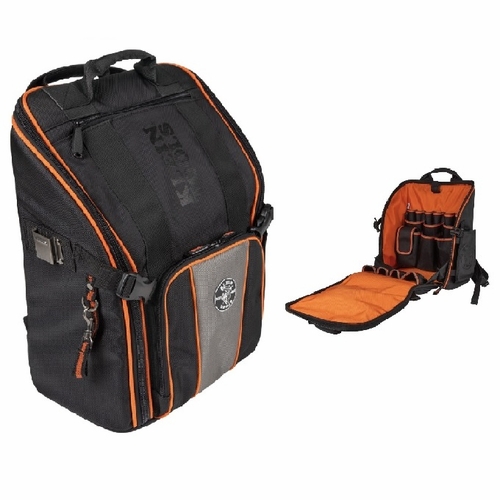 Klein 55482 Tradesman Pro Tool Station Tool Bag Backpack, 21 Pockets, 17.25-Inch 092644554827 New