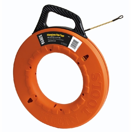 KLEIN 56014 200 foot Fiberglass Fish Tape with Spiral Leader 56014-9 NEW