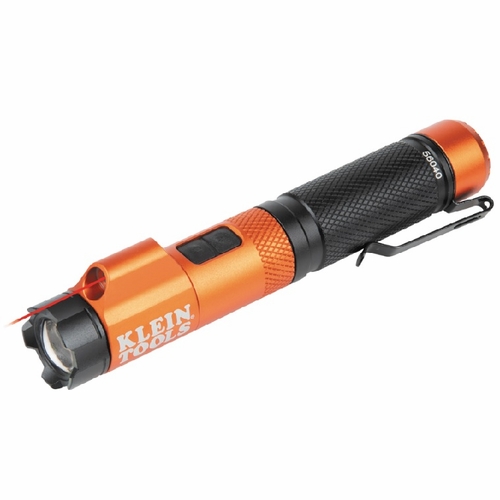 Klein 56040  Rechargeable Focus Flashlight With Laser 092644560408 New