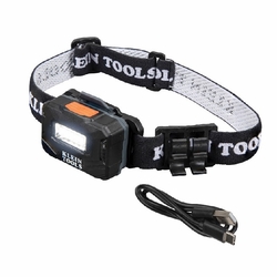 KLEIN 56049 Rechargeable Light Array LED Headlamp with Adjustable Strap 092644560491 NEW