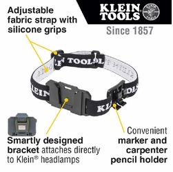 KLEIN 56060 Headlamp Bracket with Fabric Strap 092644560606 NEW