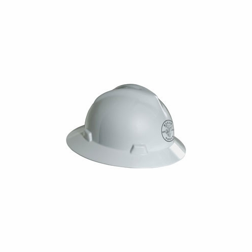 Klein 60031 V-Gard Hard Hat, White, With Klein Lineman Logo 60031-9
