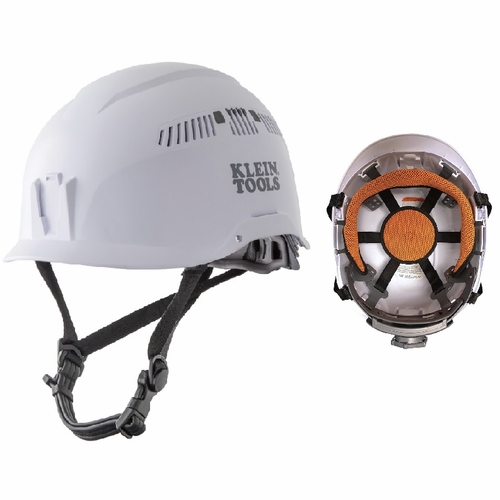 Klein 60149 Safety Helmet, Vented-Class C, White 092644601491 New