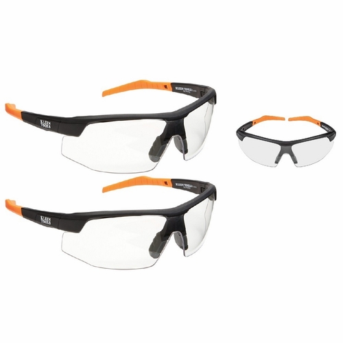 Klein 60171 Standard Safety Glasses, Clear Lens, 2-Pack 092644601712 New