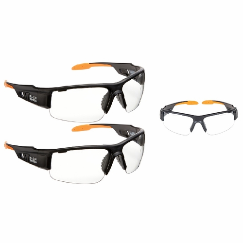 Klein 60172 Pro Safety Glasses-Wide Lens, 2-Pack 092644601729 New