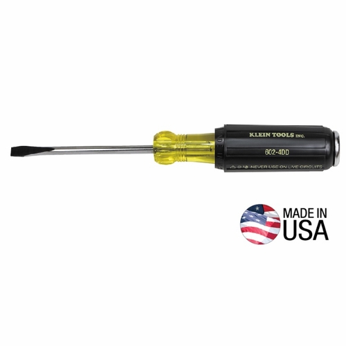 KLEIN 602-4DD 1/4-Inch Keystone Demolition Driver, 4-Inch Round Shank 32221-1 NEW