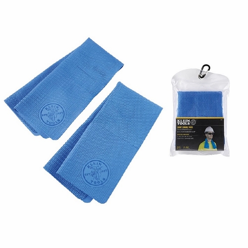 Klein 60230 Cooling Pva Towel, Blue, 2-Pack 092644602306 New