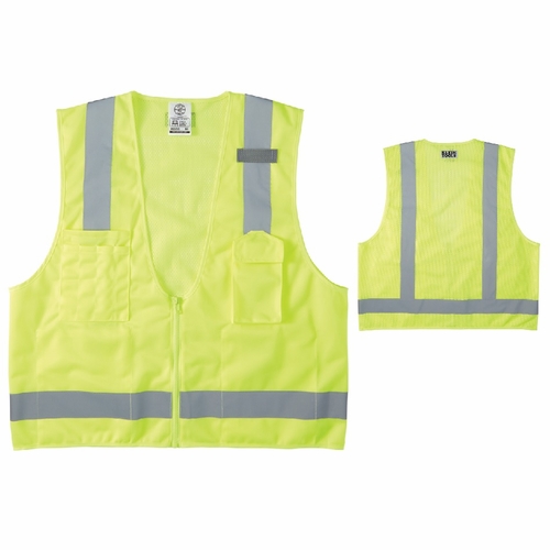 KLEIN 60269 Safety Vest, High-Visibility Reflective Vest, M/L 092644602696 NEW