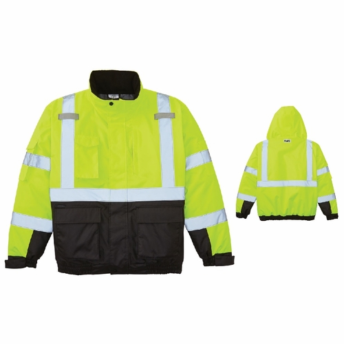 Klein 60364 High-Visibility Winter Bomber Jacket, L  092644603648 New