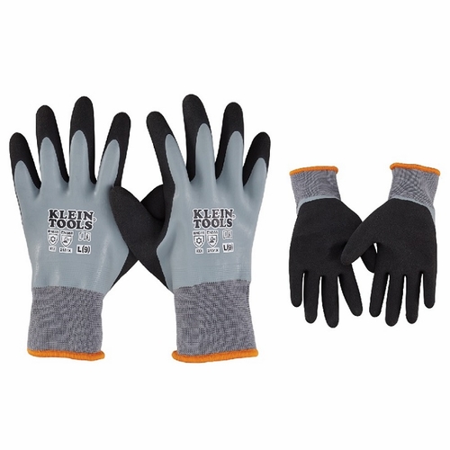 Klein 60389 Thermal Dipped Gloves, Large 092644603891 New