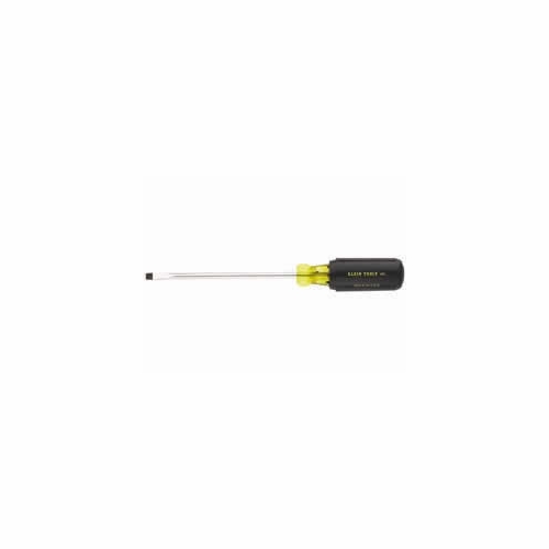 Klein 605-4 1/4 Foot  Foot  (6 Mm) Cabinet-Tip Screwdriver  4 Foot  Foot  (102 Mm) Heavy-Duty 85044-