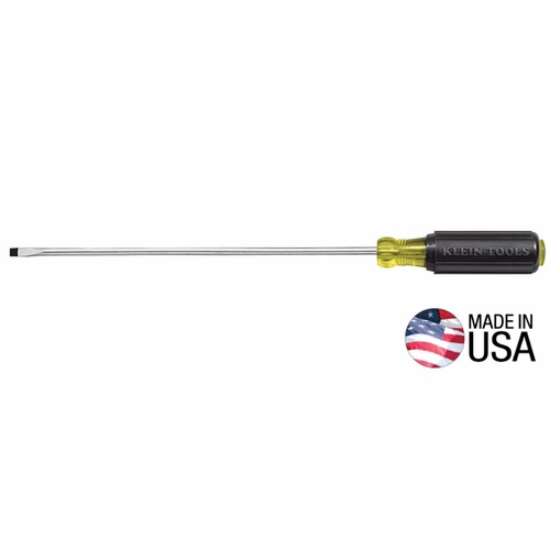 Klein 608-6  1/8-Inch Cabinet Mini Screwdriver, 6-Inch Round Shank 85468-2 New