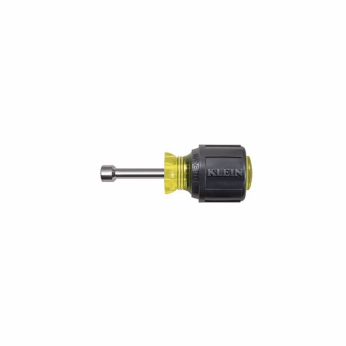 KLEIN 610-3/8M NUT DRIVER, MAGNETIC STUBBY, CUSH-GRIP 3/8 inch X 1-1/2 inch HOLLOW SHAFT