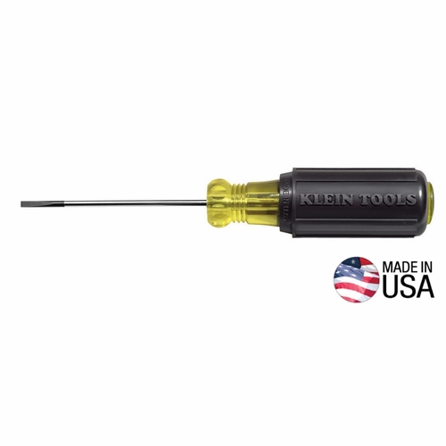 KLEIN 612-4 Terminal Block Screwdriver, 1/8-Inch Cabinet, TB-DIN 32226-6 NEW