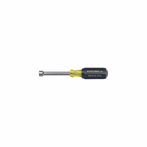 KLEIN 630-10MM 10 mm Cushion-Grip Hollow-Shank Nut Driver - 3 foot  foot -Shank 65170-0