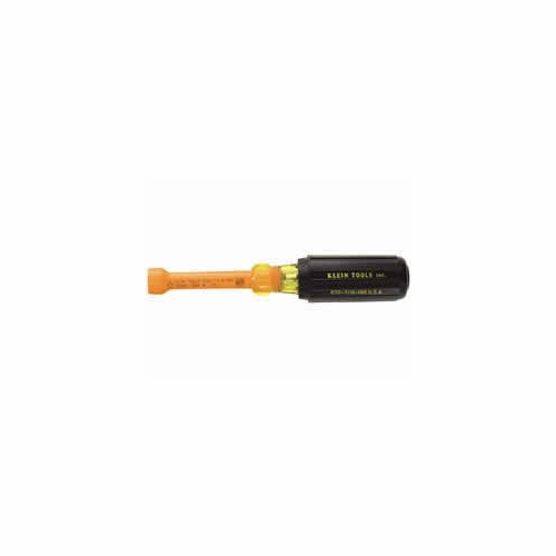 KLEIN 630-11/32-INS 11/32 foot foot Nut Driver, Hollow-Shaft, Insulated 65058-1