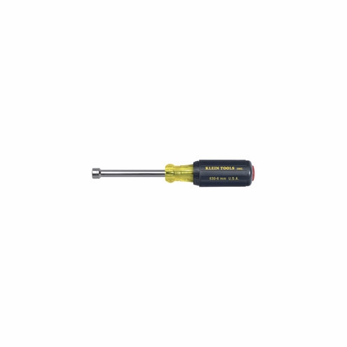KLEIN 630-6MM 6 mm Cushion-Grip Hollow-Shank Nut Driver - 3 foot foot -Shank 65166-3