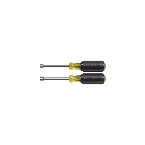 KLEIN 630M 2 Piece Nut Driver Set - 3 foot foot Hollow Shanks, Magnetic Tips 65144-1