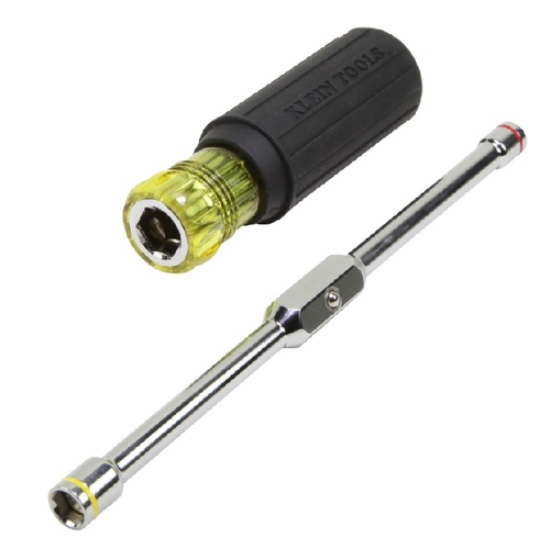 KLEIN 65064 2-in-1 Nut Driver, Hex Head, 1/4-Inch and 5/16-Inch 092644650642 NEW