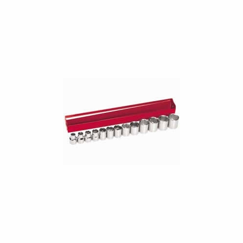 KLEIN 65506 13-Piece 3/8-Inch Drive Metric Socket Wrench Set 65506-7