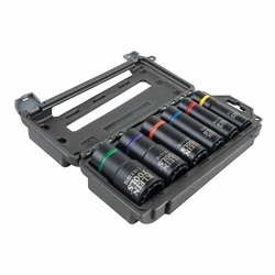 KLEIN 66010 2-In-1 Impact Socket Set, 6-Piece 0-9264465052-9