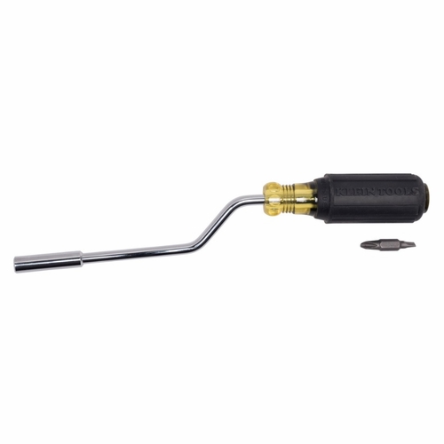 KLEIN 67100 Multi-Bit Screwdriver, 2-in-1 Rapi-Drive Phillips and Slotted Bits 092644320873 NEW