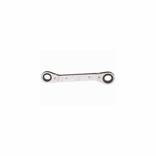 KLEIN 68242 Fully Reversible Ratcheting Offset Box Wrench - 3/4 foot foot x 7/8 foot foot 68242-