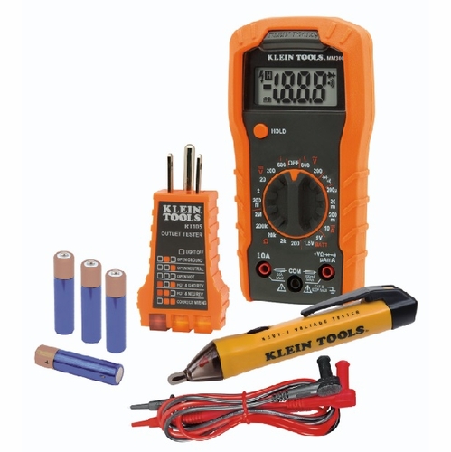 Klein 69149  Test Kit With Multimeter, Non-Contact Volt Tester, Outlet Tester 092644691492 New