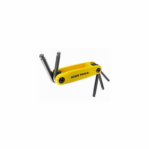 KLEIN 70571 Grip-It Ball Hex-Set - 5 Inch Sizes, Yellow 33286-9