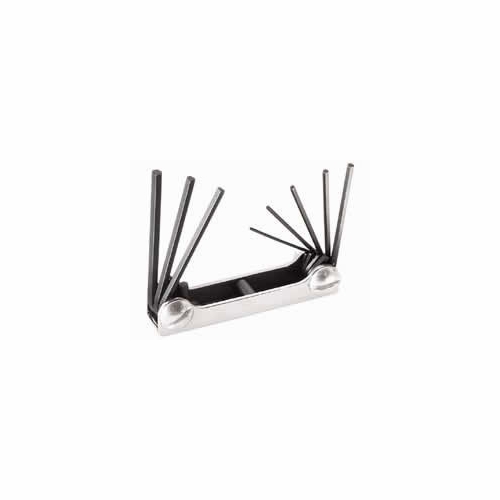 KLEIN 70581 Eight-Key Inch Folding Hex-Key Set 33261-6