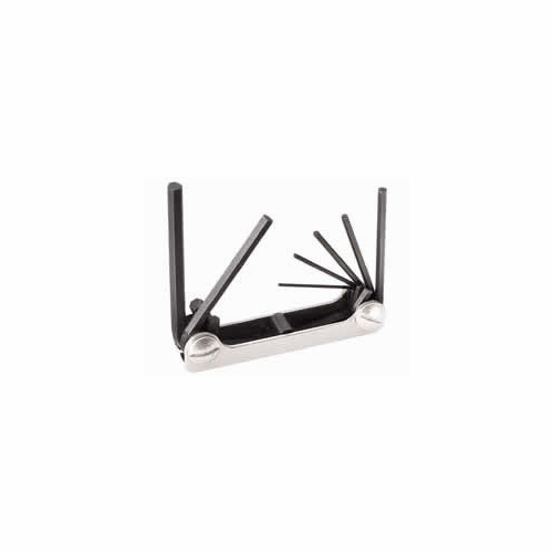 KLEIN 70582 Seven-Key Metric Folding Hex-Key Set 33263-0