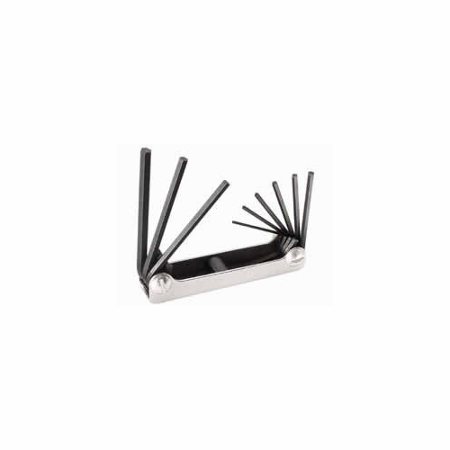 KLEIN 70591 Nine-Key Inch Folding Hex-Key Set 33267-8