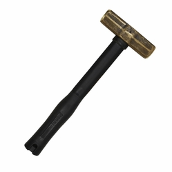 KLEIN 7HBRFRH07 Brass Sledge Hammer, Fiberglass Rubber Grip Handle, 7 lbs.46966-4 092644469664 NEW