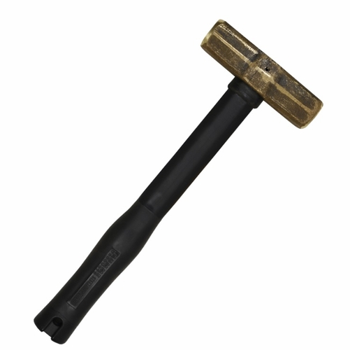 KLEIN 7HBRFRH10 Brass Sledge Hammer, Rubber Handle, 10-Pound 46967-1 092644469671 NEW