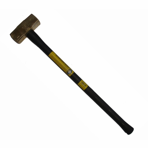 KLEIN 7HBRFRH14 Brass Sledge Hammer, Fiberglass Rubber Grip Handle, 14 lbs.46968-8  092644469688 NEW