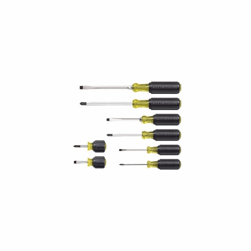KLEIN 85078 8-Piece Cushion-Grip Screwdriver Set 85078-3