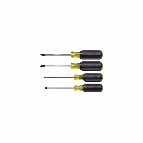 KLEIN 85664 4-Piece Square Recess Screwdriver Set 85664-8