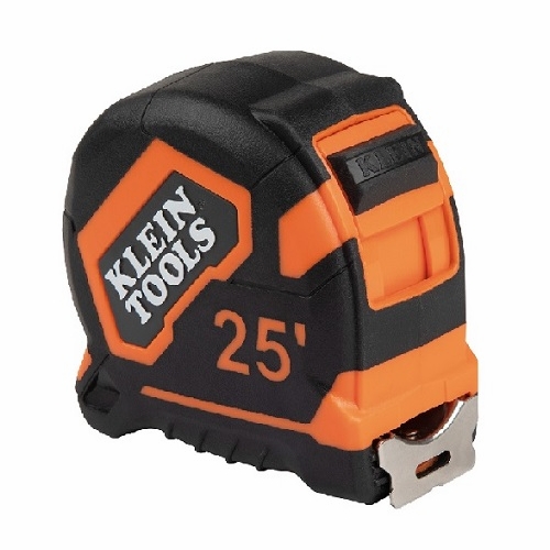 KLEIN 9125 Tape Measure, 25-Foot Single-Hook 092644692673 NEW